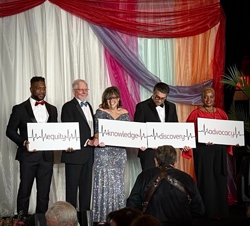 Barbara Cohen Azzinaro at the American Heart Association Heart Ball
